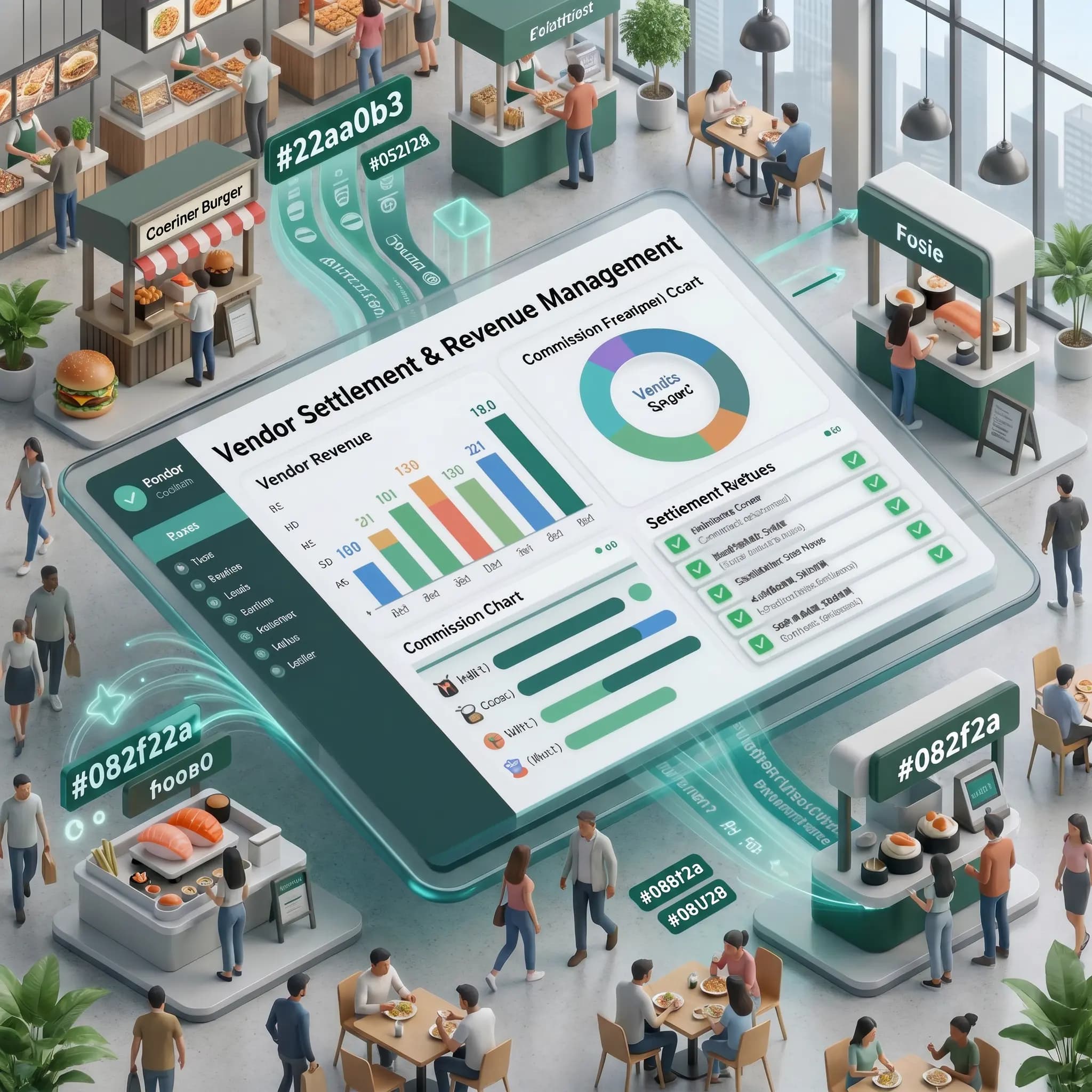 Zilicius vendor settlement and revenue management dashboard