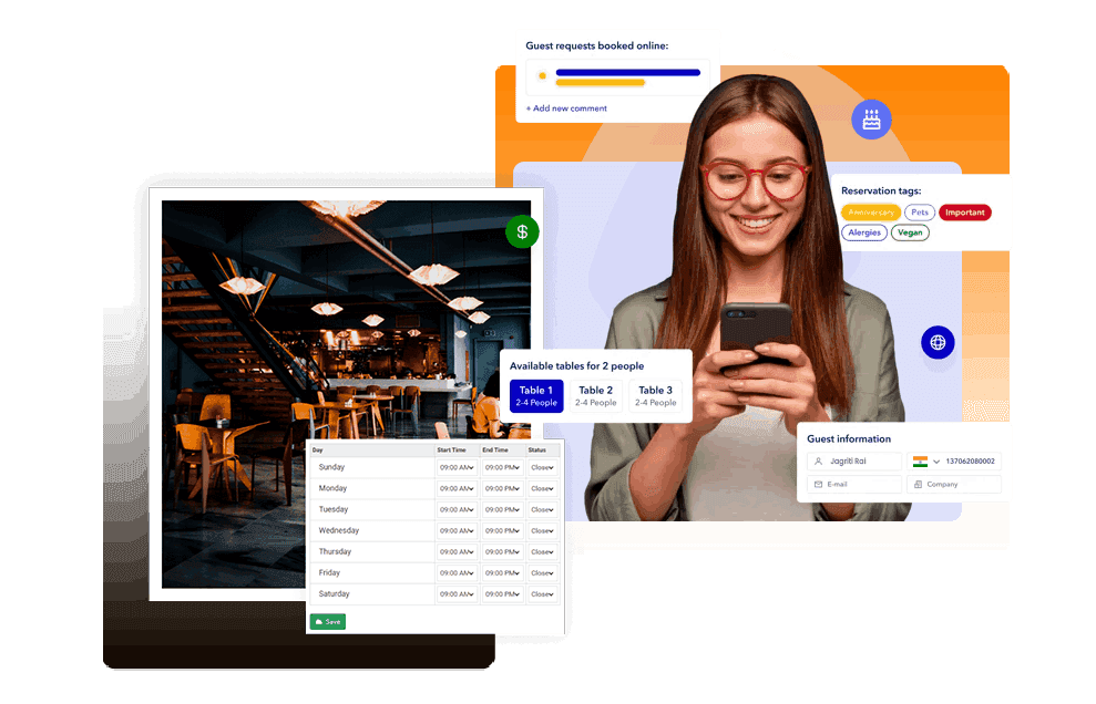 Centralized restaurant management system dashboard showing analytics, inventory tracking and multi-outlet control