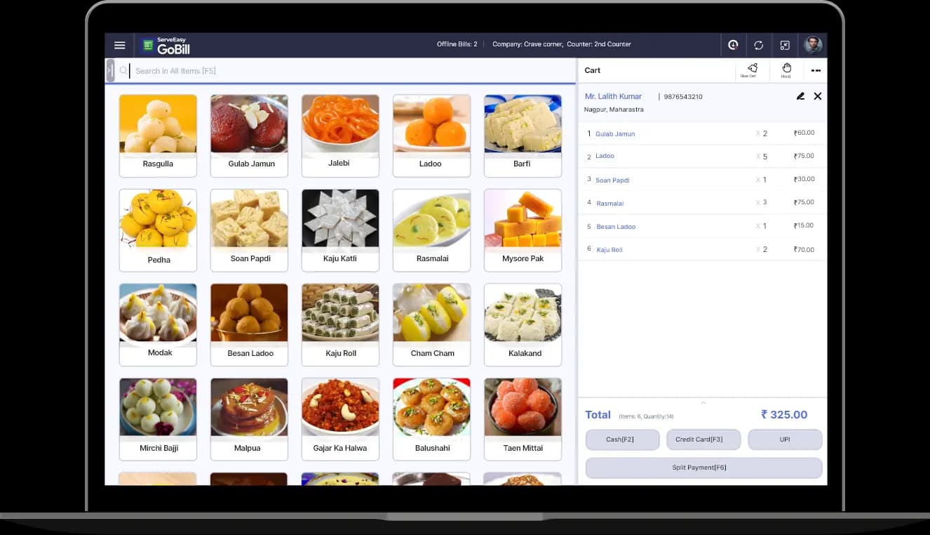 Mithai Shop Management System