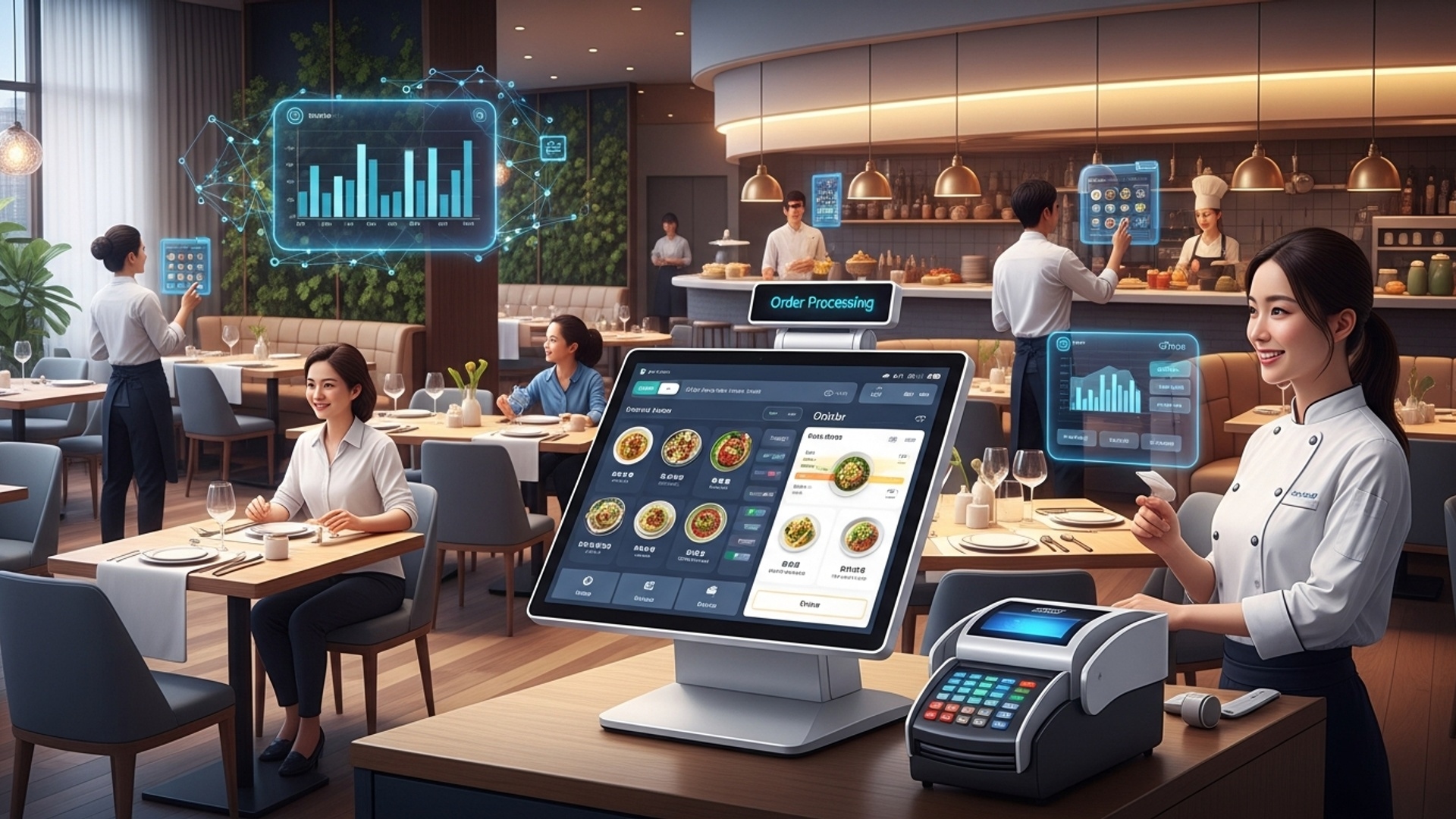 Zilicius Restaurant Captain Ordering Software Platform interface optimization