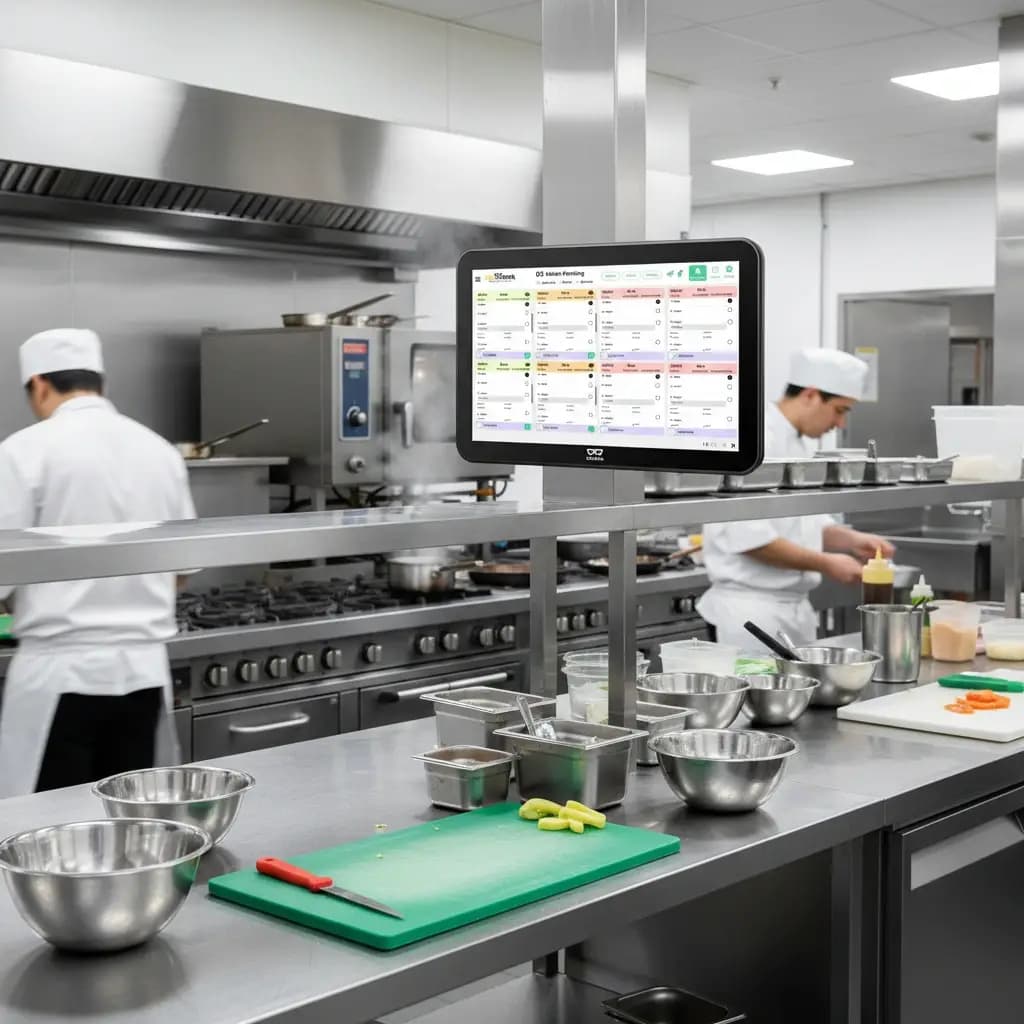 Zilicius KDS Workflow - Real Time Order Processing Kitchen Display System workflow showing real-time order processing from POS to kitchen to delivery