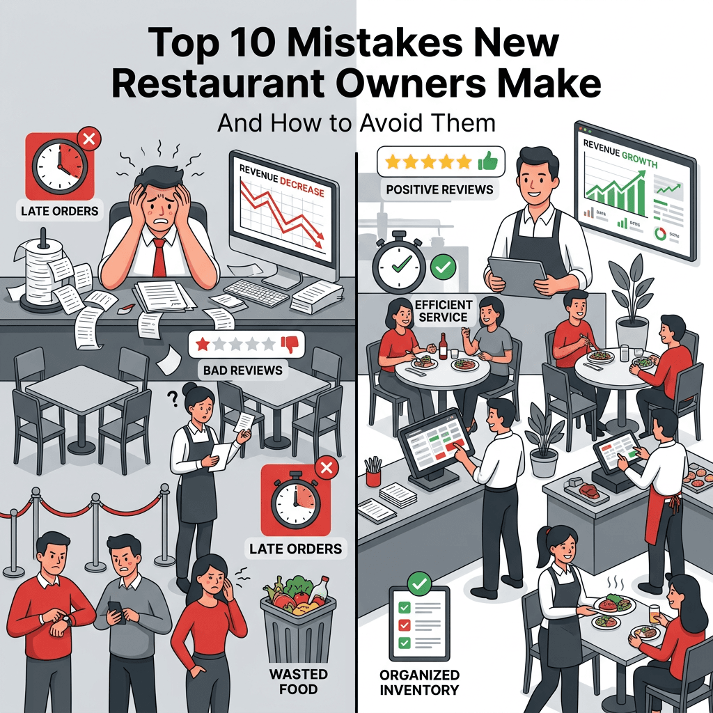 Top 10 Mistakes New Restaurant Owners Make (And How to Avoid Them)