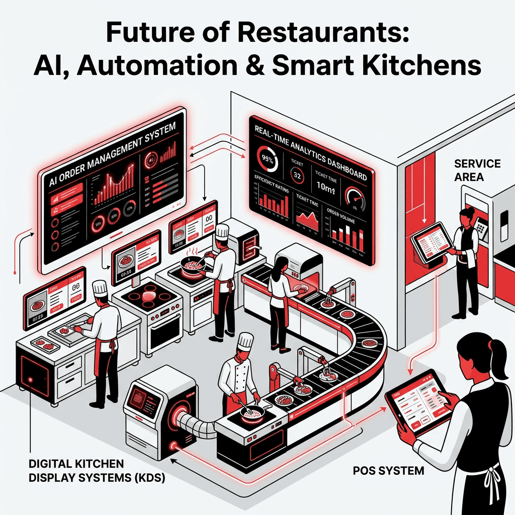 Future of Restaurants: AI, Automation & Smart Kitchens